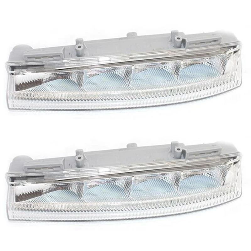 

2X Car Front DRL Daytime Running Light Fog Lamp For Mercedes Benz W204 W212 C250 C280 C350 E350 A2049069000 Right