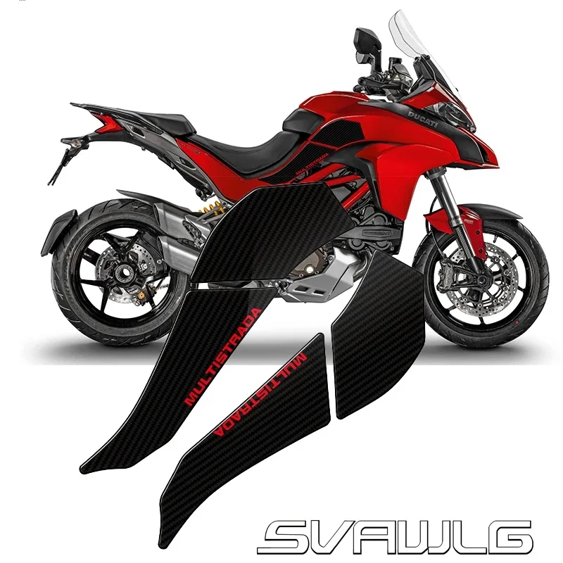 Motorcycle Fuel Tank Cap Side Protective Pad Scratch Sticker for DUCATI MULTISTRADA PIKES PEAK MTS 1260