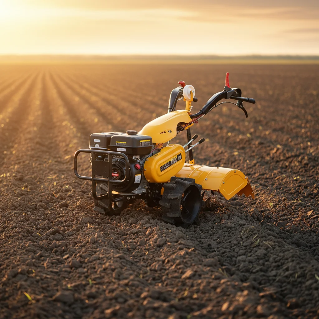 

Agricultural Orchard Machine 188F Air-cooled Four-wheel Drive Micro Power Weeder Back Rotary Mini Tillers