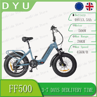 DYU FF500 500W 48V 14Ah 32 km/h vitesse maximale électrique adulte Fatbike vtt e-bike 20\