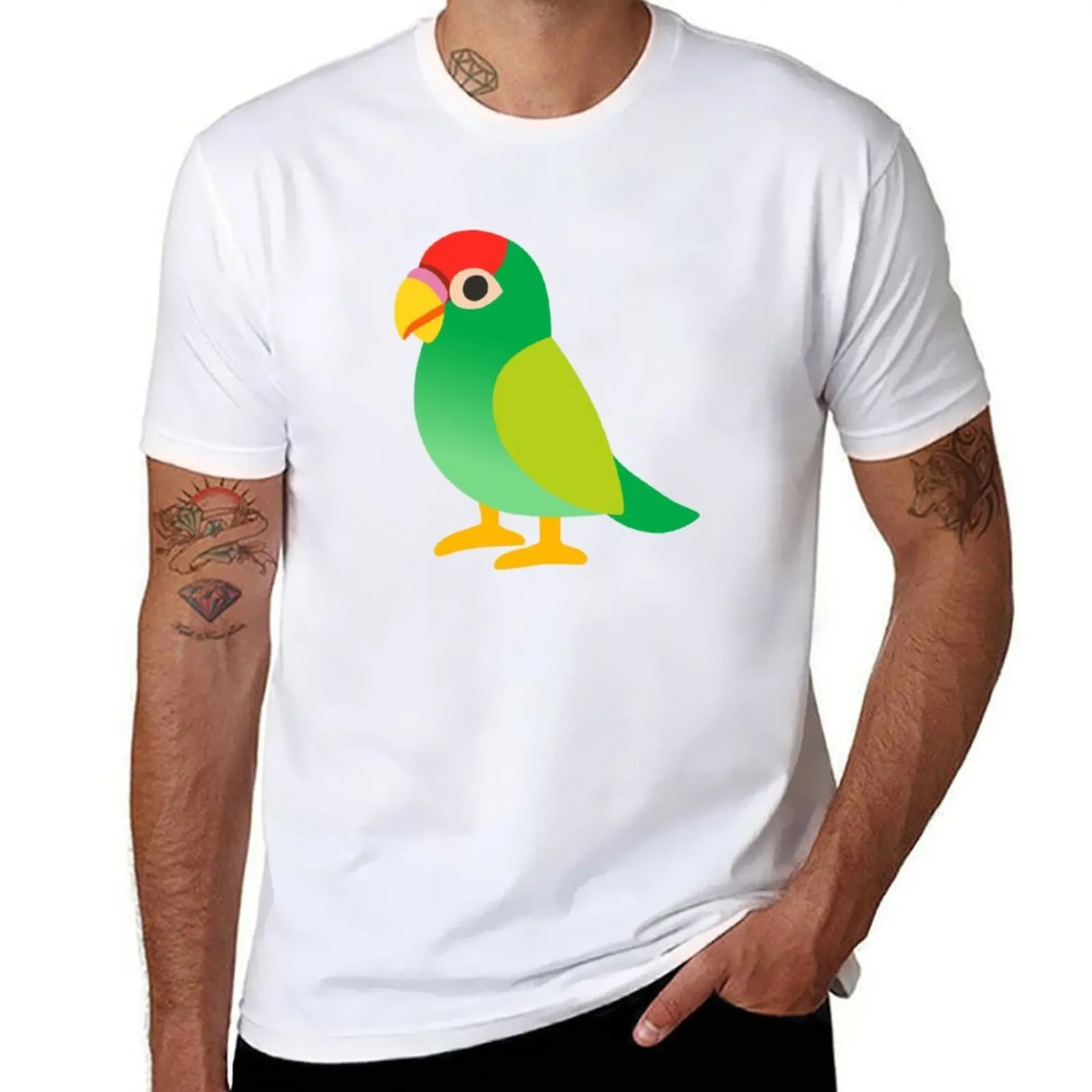 

Parrot T-Shirt t shirts for man graphic vintage t shirt custom print T-Shirt