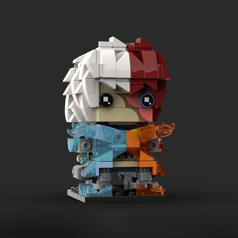 

638pcs Moc Shoto Todoroki From My Hero Academia Brickheadz Model Building Blocks Diy Assembly Bricks Toys for Kid Christmas Gift