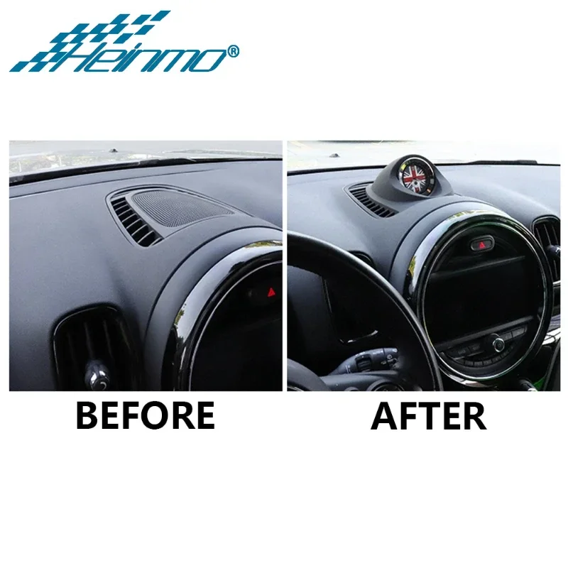 Car Dashboard Air Outlet Water Oil Temp Boost Gauge Cover For Mini Cooper F60 Interior Auto Part Accessories