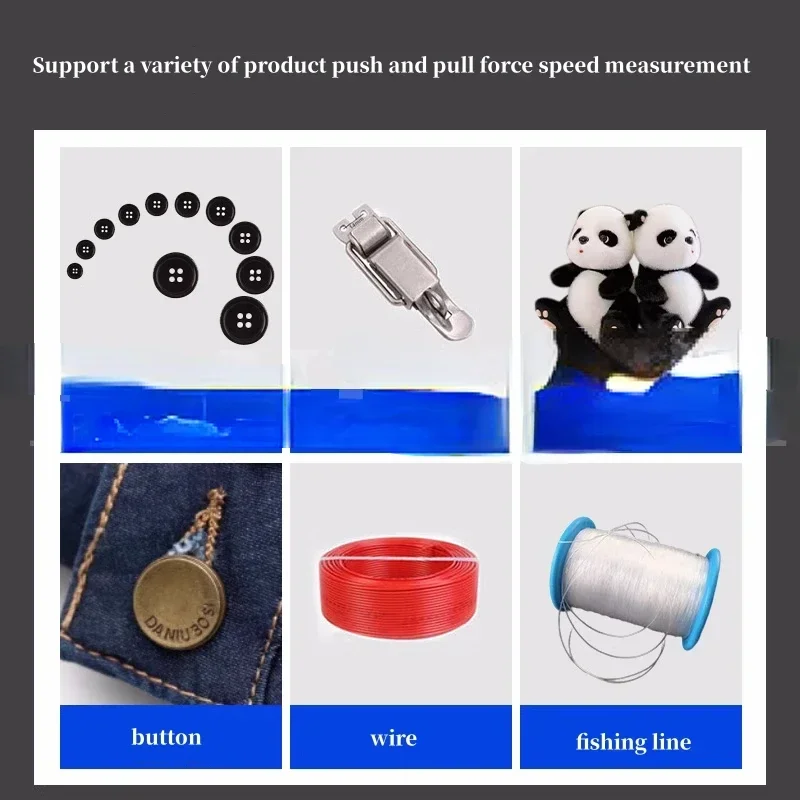 HBJ Button Pull Meter ZP-500 Pull Test Instrument Clothing Pull Test Machine Bench NK-50 200mm Gauge Hot sales