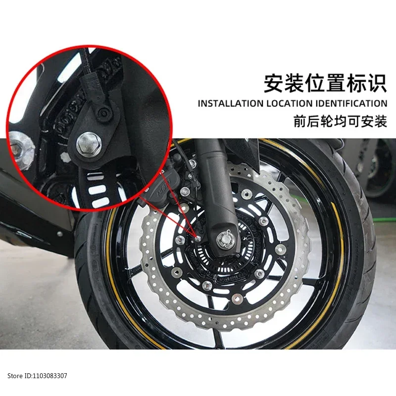 Spirit Beast-Couvercle de capteur de frein ABS pour moto, accessoires de protection pour Kawasaki Ninja 400 z400, roue avant ou arrière