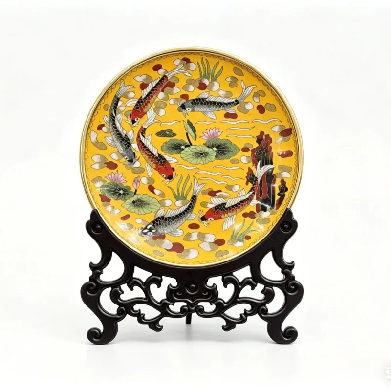 15-Inch bottle, copper tire filigree enamel living room furnishings, home furnishings