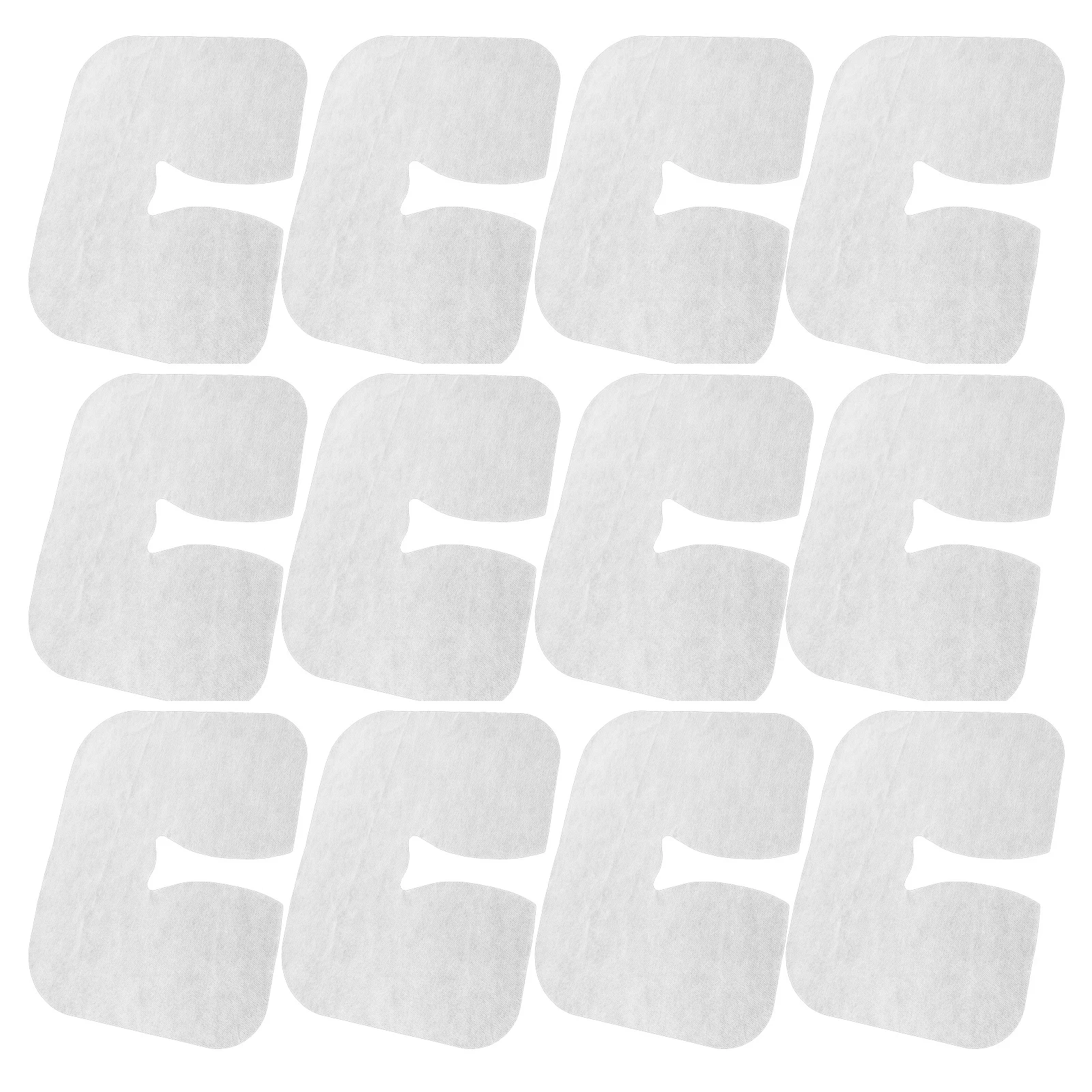 600 قطعة من أغطية مسند الرأس القابل للتصرف غير المنسوجة وسادة الوجه الحصير لكرسي التدليك وصالون تجميل الوجه العلاج المحمول #5