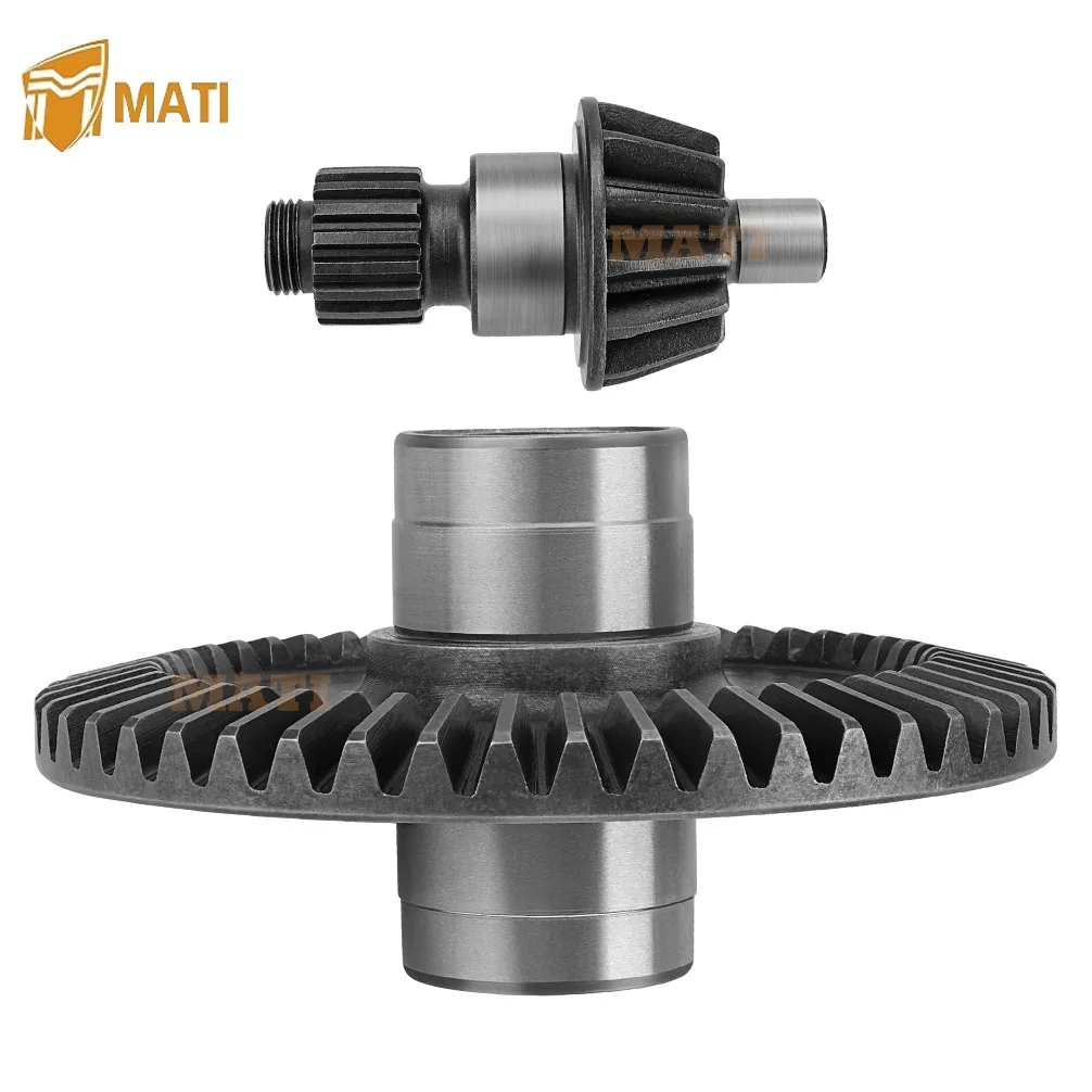 MATI Rear Differential Final Drive Pinion&Ring Gear Set for Honda Recon 250 TRX250EX TRX250X TRX250 1997-2023 41421-HN5-670