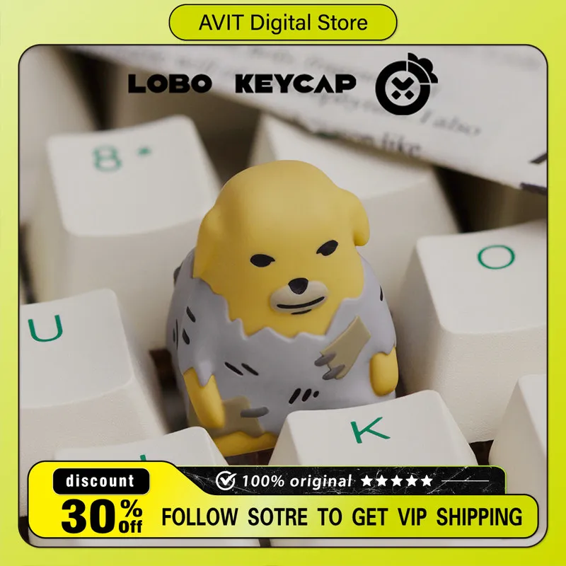 

Nudaeng Keycap for DIY Backlit Custom Resin Keycaps for Pc Gaming Classic Key Cap Suit Suit Anime ESC Personalized Gifts