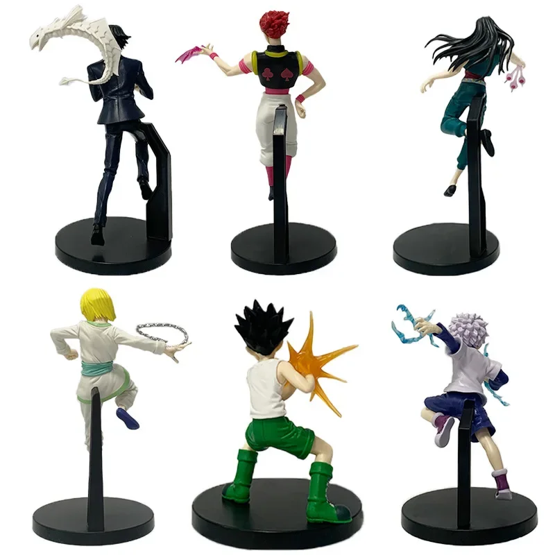 21cm Anime HUNTERxHUNTER Chrollo Lucilfer Combat form Action Figure PVC Model Statue Desk Decor Toys Doll Collection Gifts boxed