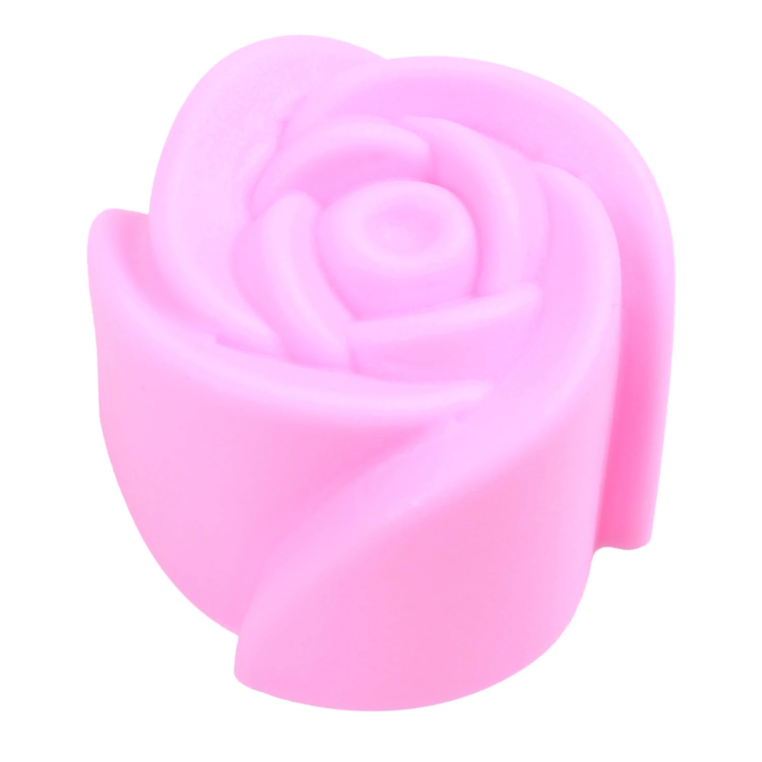 10x Silikon Rose Muffin Keks Tasse Kuchen Backform Schokoladen gelee Maker Form