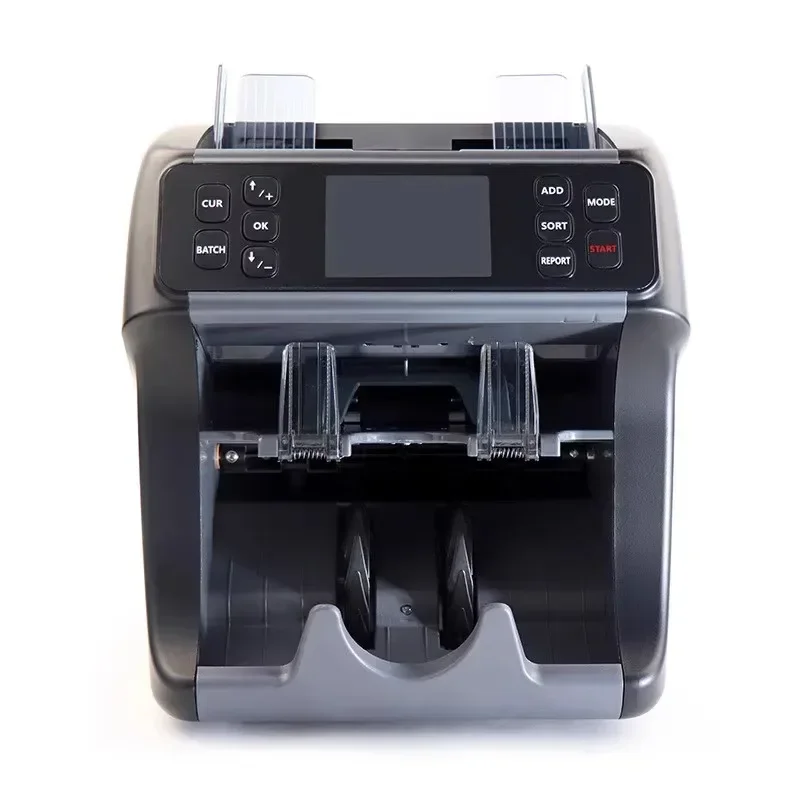 Total Amount of Foreign Currency Points Detector USD EUR Korean Won JPY Vietnam Plastic Coin Sorter Bank