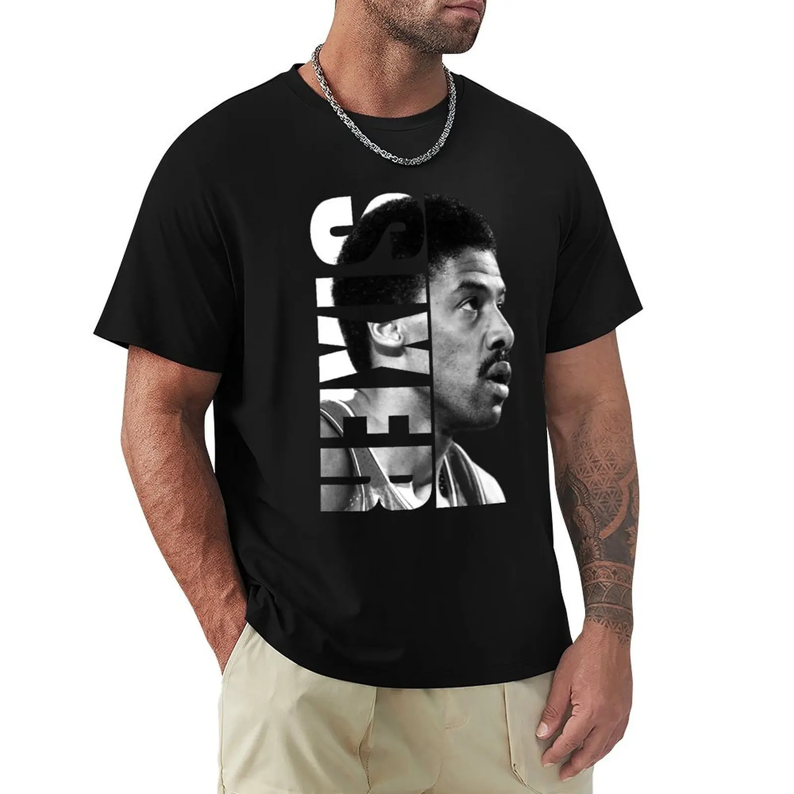 Julius Erving - SIXER T-Shirt Athletic Quick Dry T-Shirt for Men