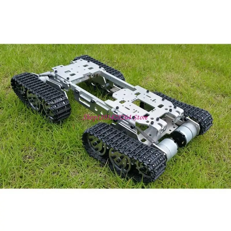  Metal And Plastic Robot Tanks Car Chassis Track Base For DIY Remote Operated Toy Models With Extended Existence
