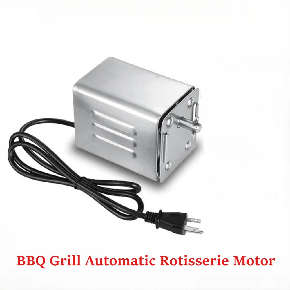 Universal BBQ Grill Rotisserie Motor, Electric Motor for Automatic Chicken Roaster Spit Rod