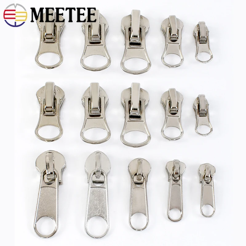 

10/20Pcs 3# 5# 8# Zipper Sliders for Nylon/Metal/Resin Zippers Bags Garment Replace Zip Pull Head DIY Zips Repair Accessories