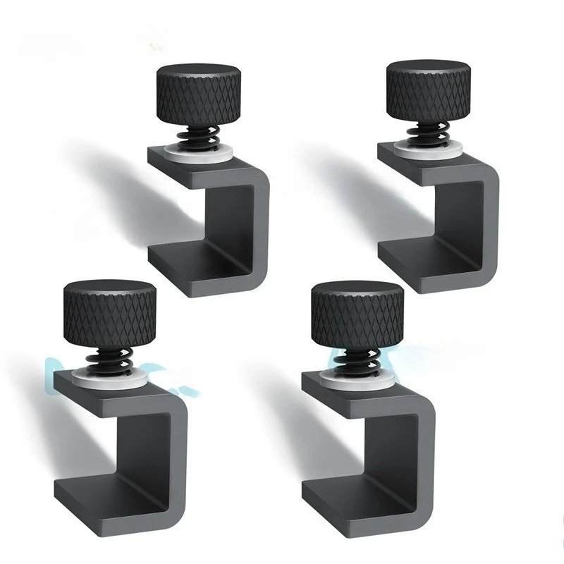 4pcs Aluminum Alloy Adjustable Bed Glass Heatbed Clip Bed Clamp For 3D Printer Alloy Hotbed Build Platform Retainer