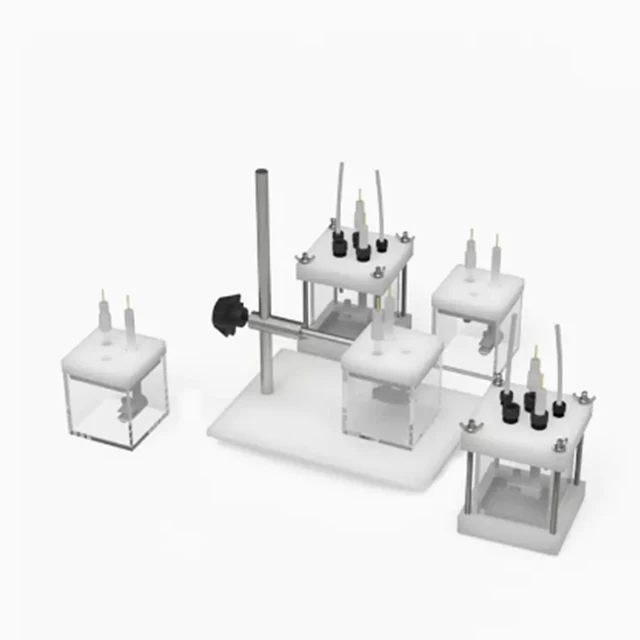 Sealed Square Quartz Glass Electrochemical Cell