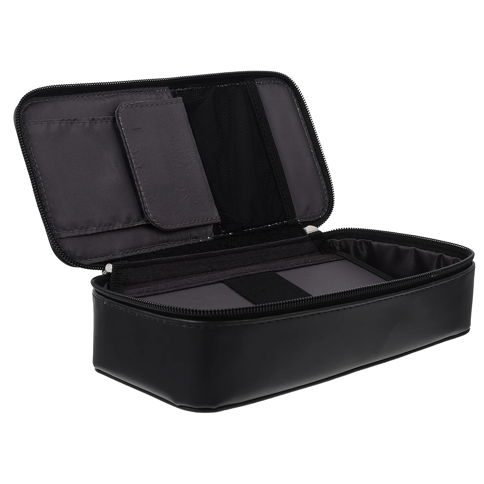 

Pencil Organizer Case Large Capacity Bag Compartments Cases Multifunction Black Pouch Large-capacity Storage Student