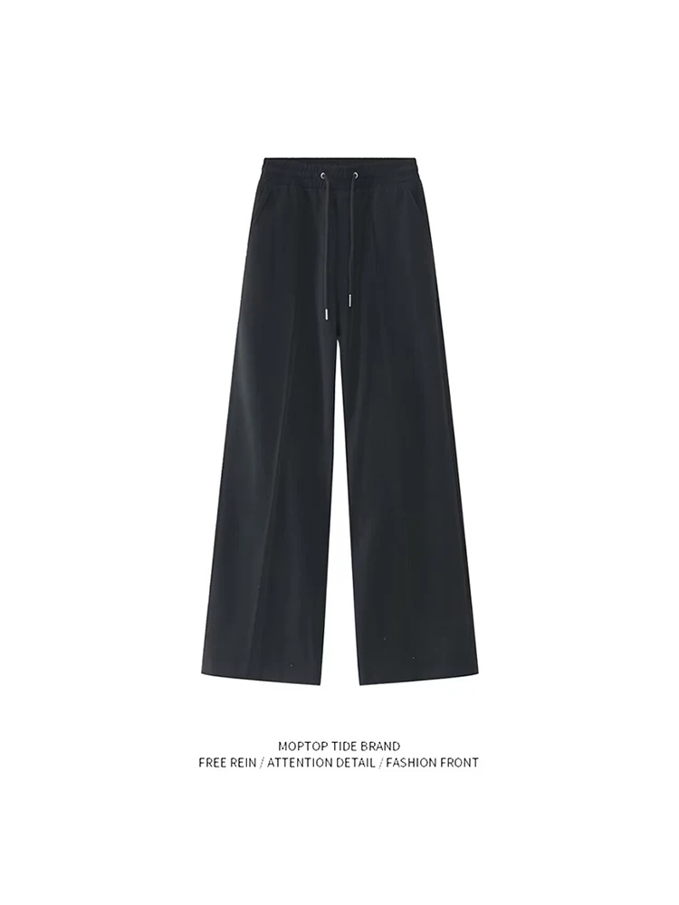 

Ey повседневные спортивные брюки мужские свободные прямые широкие спортивные штаны осень-зима модные молодежные энергетические брюки