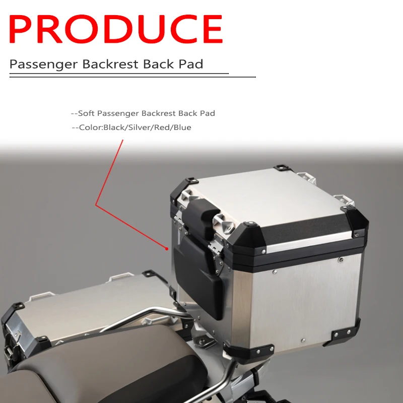 For BMW R1200GS R1250GS R 1200GS LC ADV R1250 GS R1200 GS Adventure Passenger Backrest Back Pad Rear Saddlebag Trunk Sticker