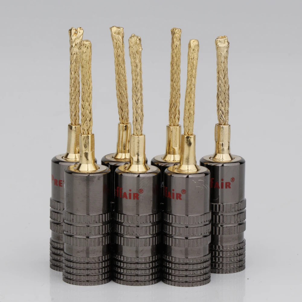 2 mm Kupferdraht, vergoldeter Bananenstecker, Lautsprecherkabel, geflochtener Draht, Steckverbinder – Detail 14