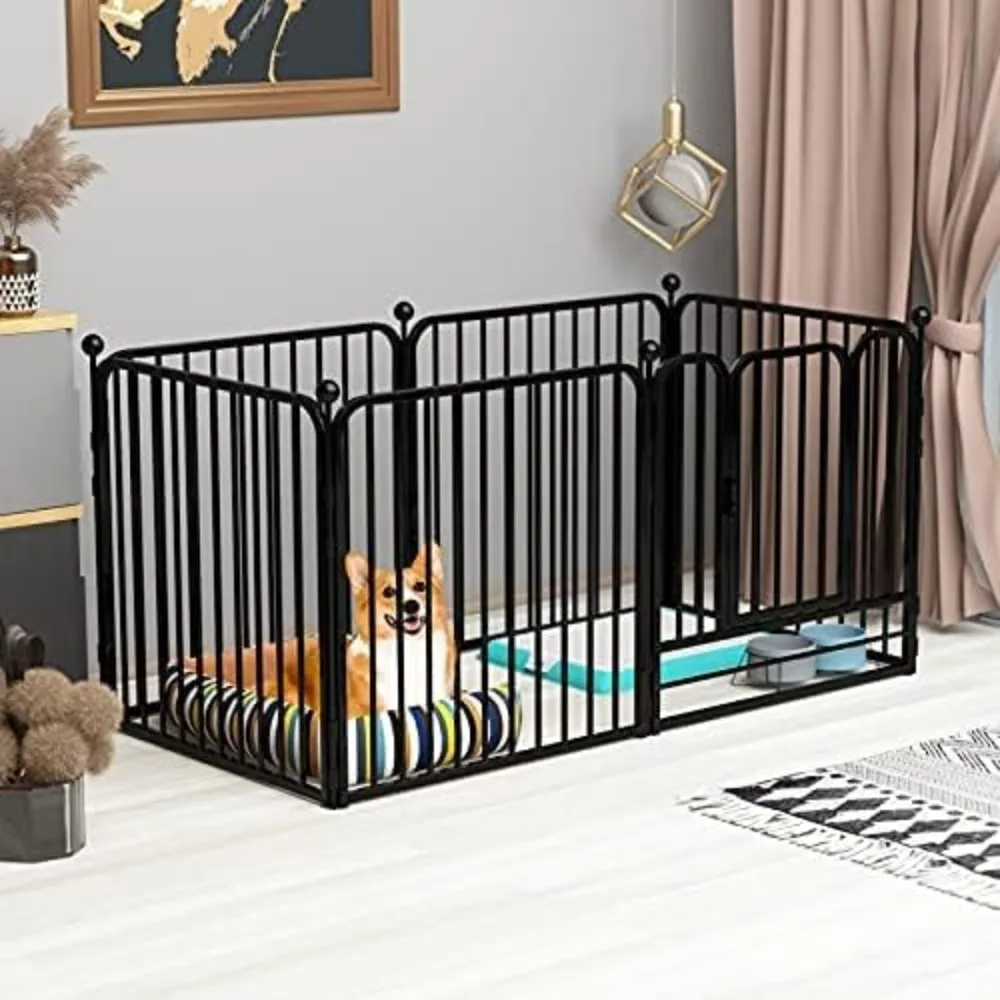 

Dog Panel Pet Playpen Pen Bunny fence Indoor Outdoor Fence Playpen Heavy Duty Exercise Pen Dog Crate Cage Kennel