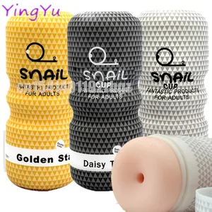 남자 포켓 음부 구강 섹스 입으로 컵 음경 마사지 섹스 장난감 항문 구멍 질 입 3 유형 남자 장난감을위한 수동 자위 컵 8 최고의 판매수 보지 -18