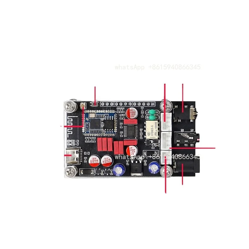 QCC5125 Lossless Bluetooth Audio Receiver Module, AUX Decoder for Vintage Speaker & Amplifier Refit