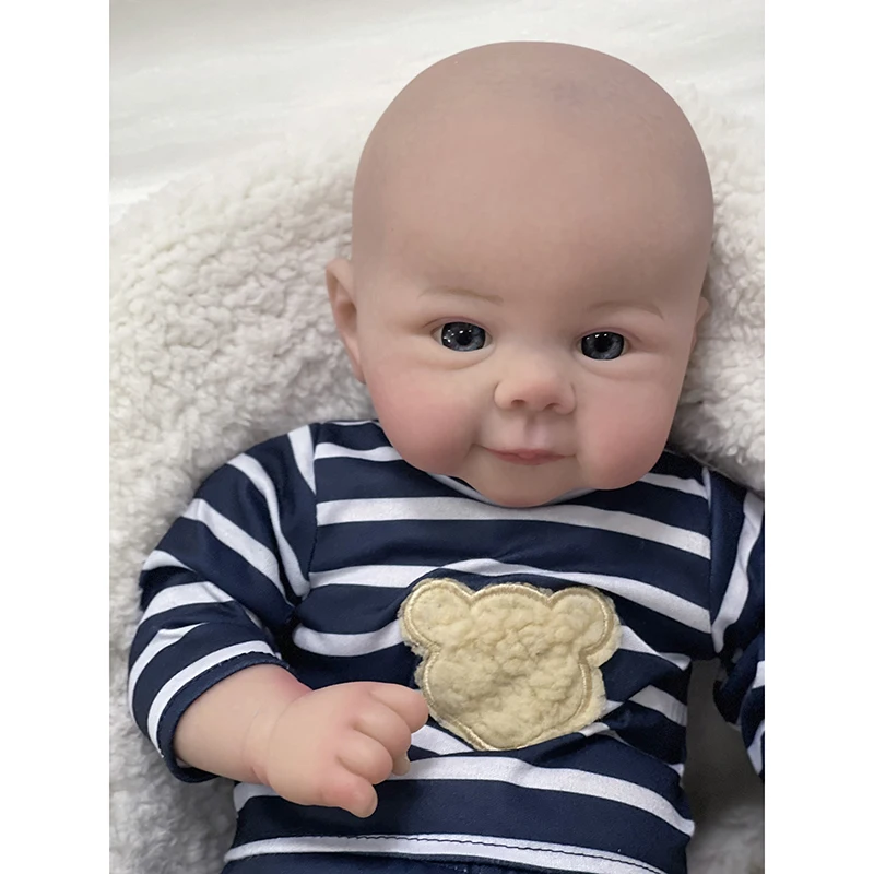 

NPK 49CM Baby Girl Juliette Reborn Doll Soft Cuddly Body Lifelike 3D Skin Paint with Genesis Paint Visible Veins Art Doll