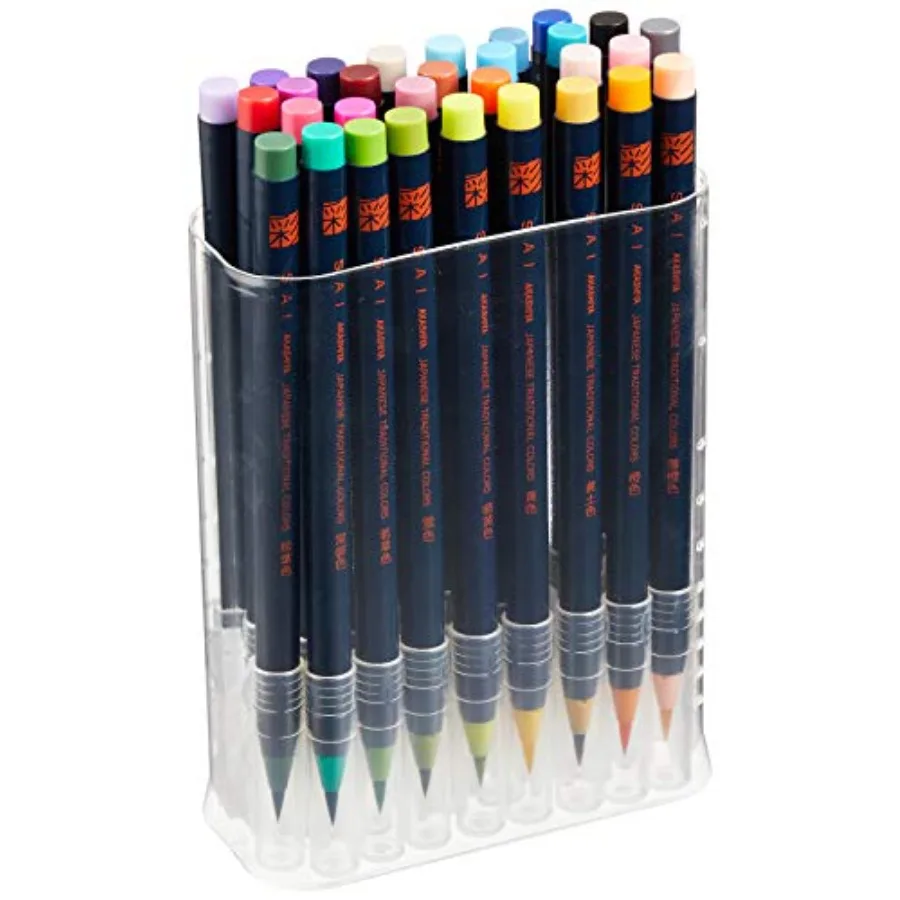 

Watercolor Brush Pen 30 Japanese Traditional Color Set CA200/30V