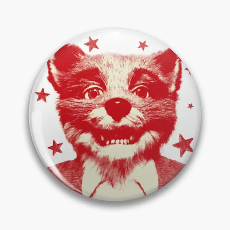 Fantastique Mr Fox bouton souple broche cadeau épinglette décor créatif amant collier vêtements broche Badge drôle femmes mode dessin animé