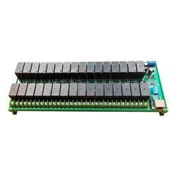 32Ch 20A High Current Ethernet/RS485 Relay Module RJ45 LAN WAN Network Port TCP/IP Modbus Slave 12V 24V PLC IO Board