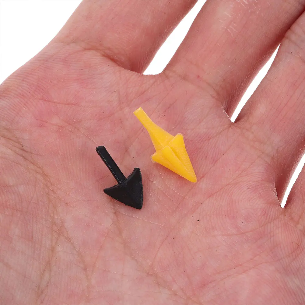 

200 Pcs Bird Chicken Plastic Making Beak for Toys Fake Animal Crafting Beaks DIY Crafts Realistic Bird Mouth