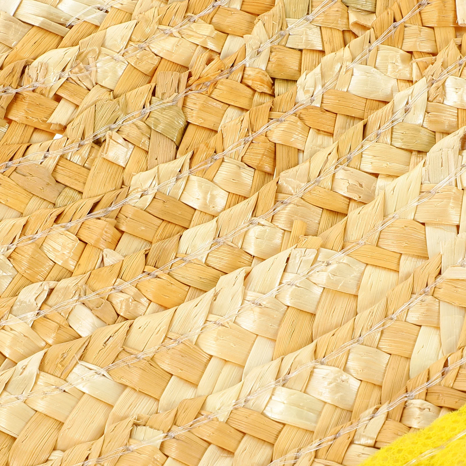 

1pc Sun Protection Hat Shield For Hard Hat Wide Brim Wheat Straw Sunshade Cover Uv Blocking Breathable Lightweight