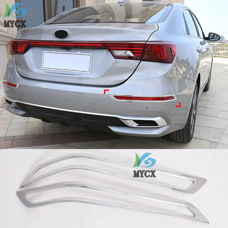 

For Kia Cerato brand new K3 2019 Car Front Fog Light Lamp Frame Sticker Decoration Cover Trim Styling Exterior Accessories ABS