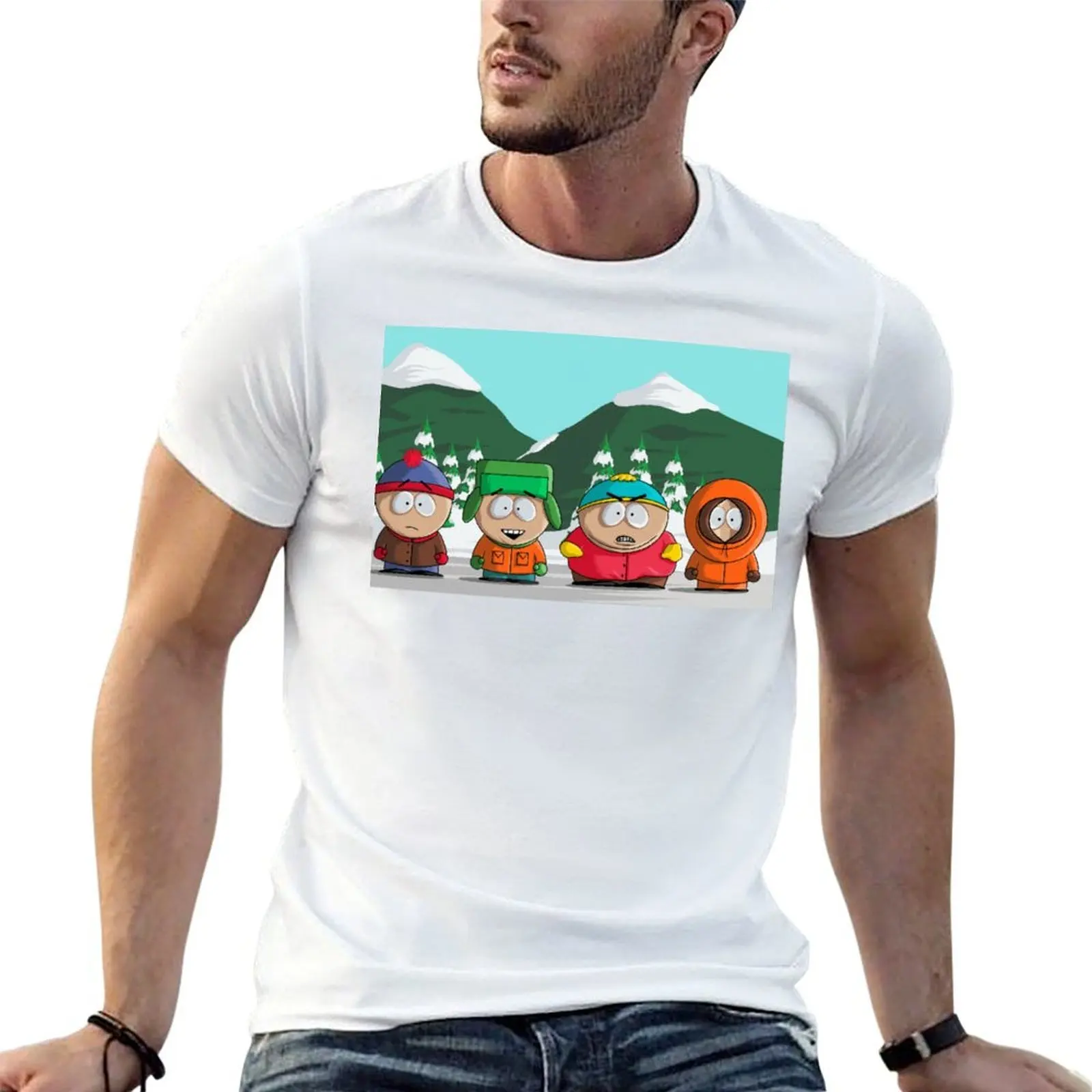 

The Bus Stop T-Shirt t shirts with prints t shirt men 100% cotton luxury brand T-Shirt