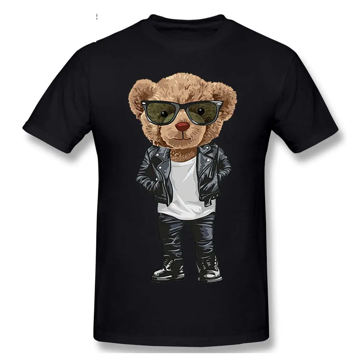 

Fashion Hipster Teddy Bear T shirt Harajuku T-shirt Graphics Tshirt Brands Tee Top
