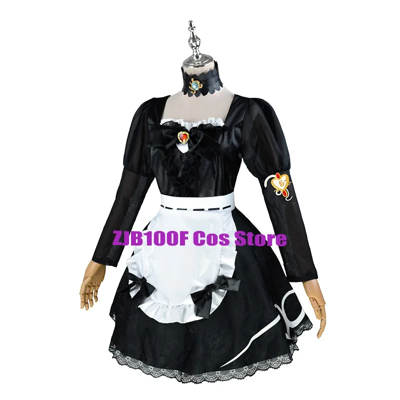 Identity V Crimson Priestess 코스프레 Costume French Maid Lolita Skirt Women's Dresses Anime Outfits Wig Shoe Prop じらいけい Suits view 3