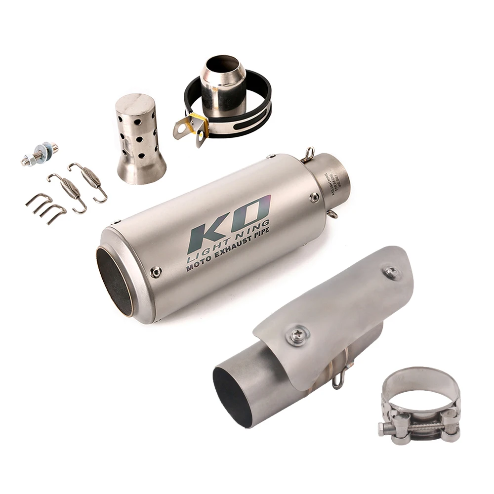 

51 мм мотоциклетный глушитель, среднее звено, труба из нержавеющей стали, надеваемая для SUZUKI GSXR 1000 2012-2025