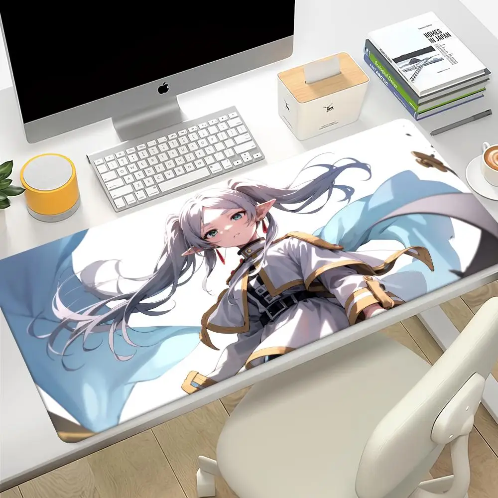 Frieren Beyond Journey's End Sousou No Frieren XXL Mouse Pad Large Computer Laptop Non-slip Keyboard Desk Mats Mousepad