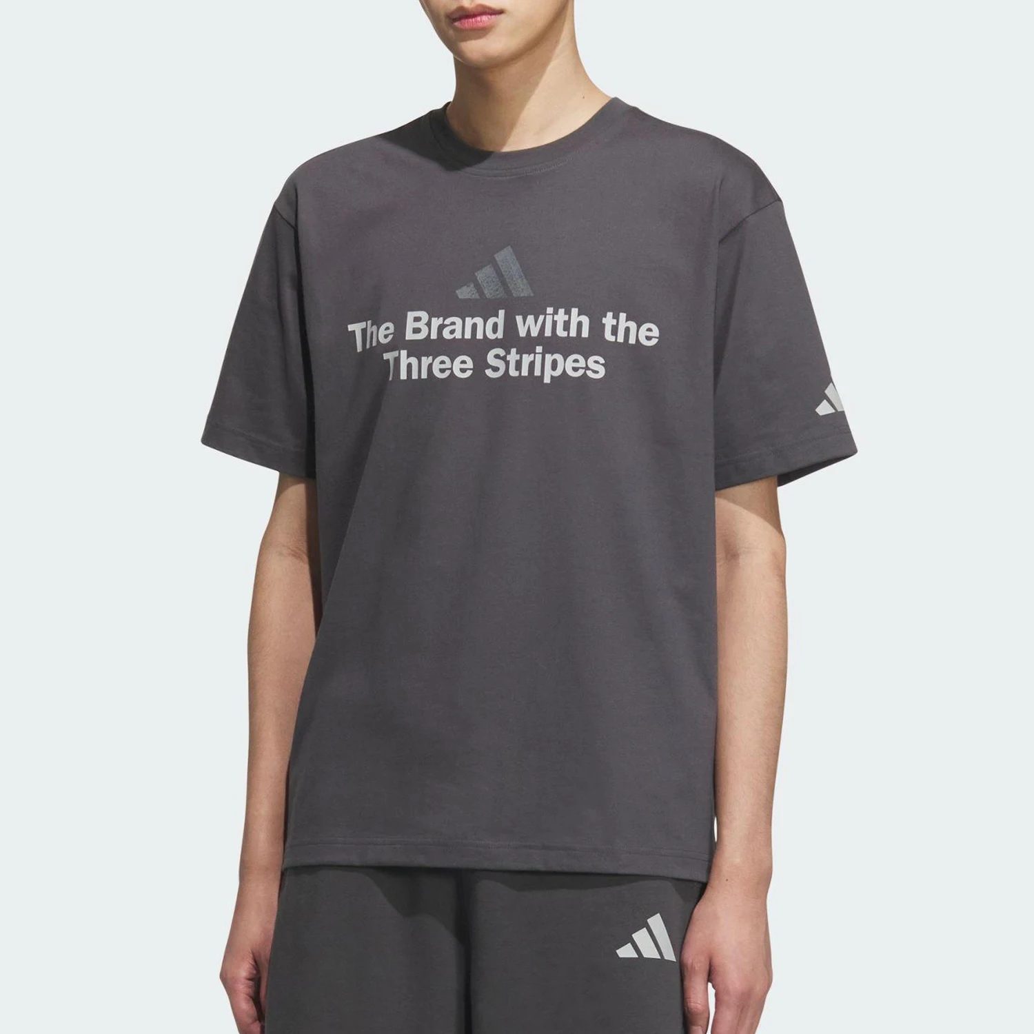 

Adidas genuine 2025 Summer Men's Loose Print T-Shirt KF0122