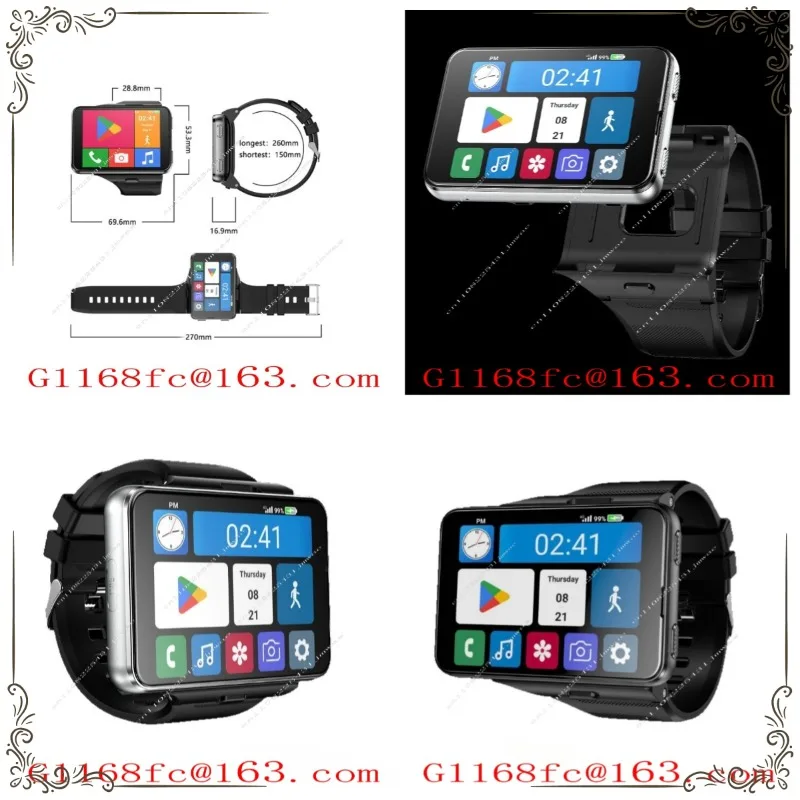 S999 Large Screen High Definition Watch 4G Full Netcom Phone Watch Call Smart Watch