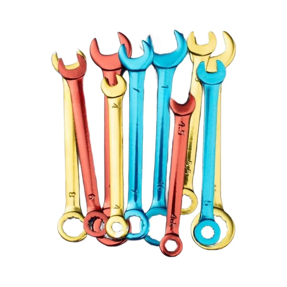 For Professional Use Metric for sae Wrench Set Compact Tool Kit Compact Size Hand Tools 8.2*0.6cm Dual-purpose Design