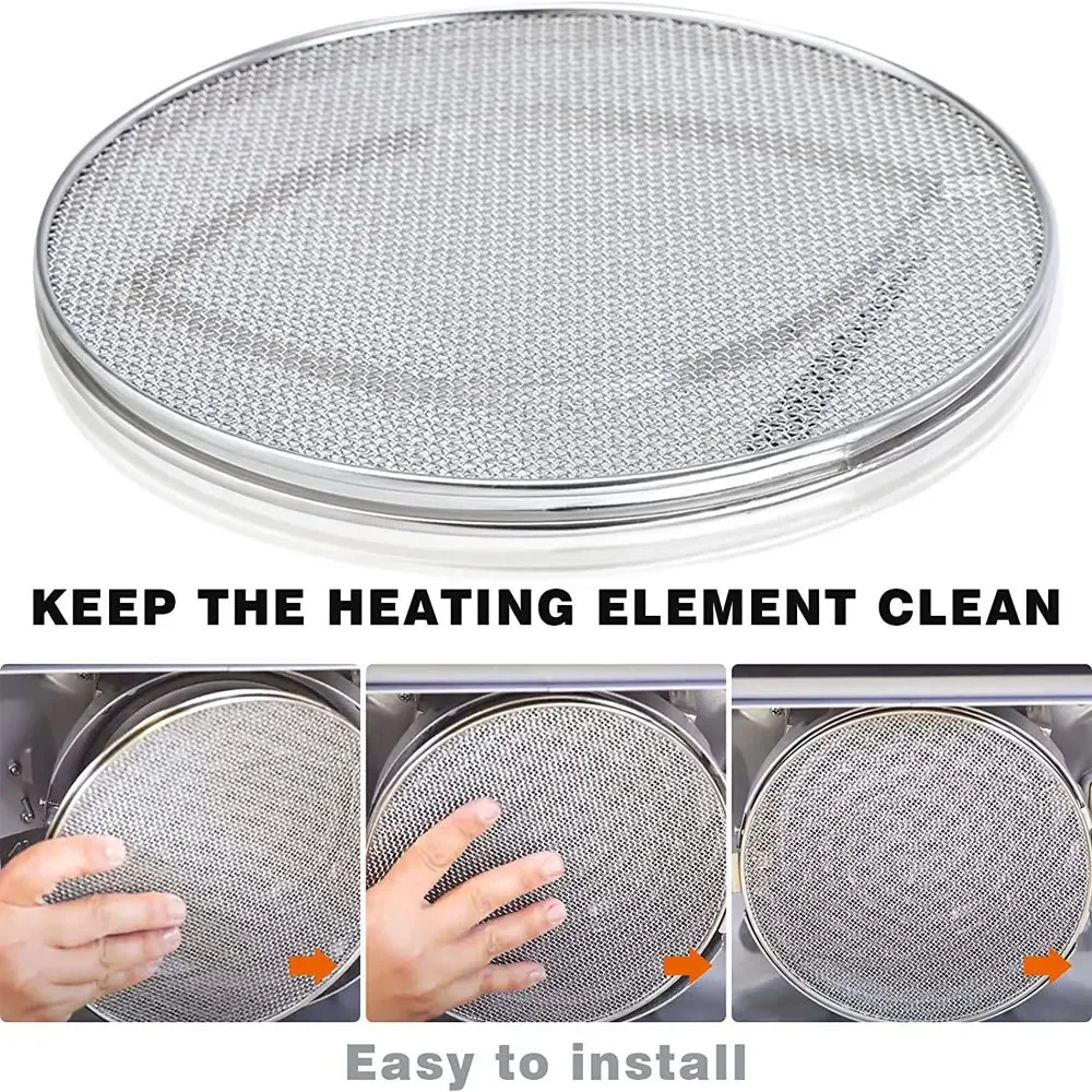 Replacement Splatter Shield for Ninja FG550/BG500A/DG551 Stainless Steel Splatter Grill Net Air Fryer Accessories