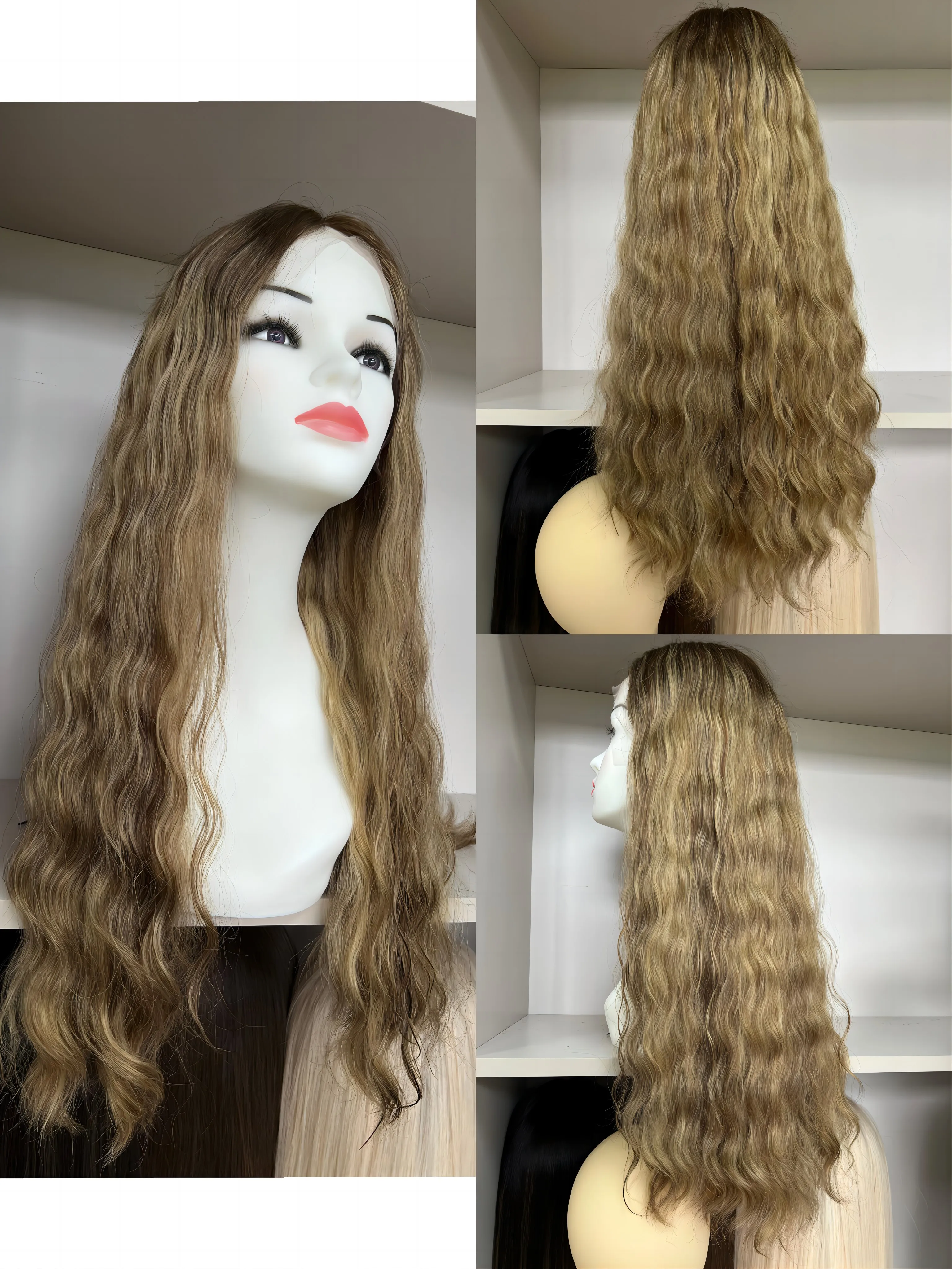 

TsingTaowigs Kosher Wigs European hair Human Hair Jewish Wig Lace Top For Women Free Shipping