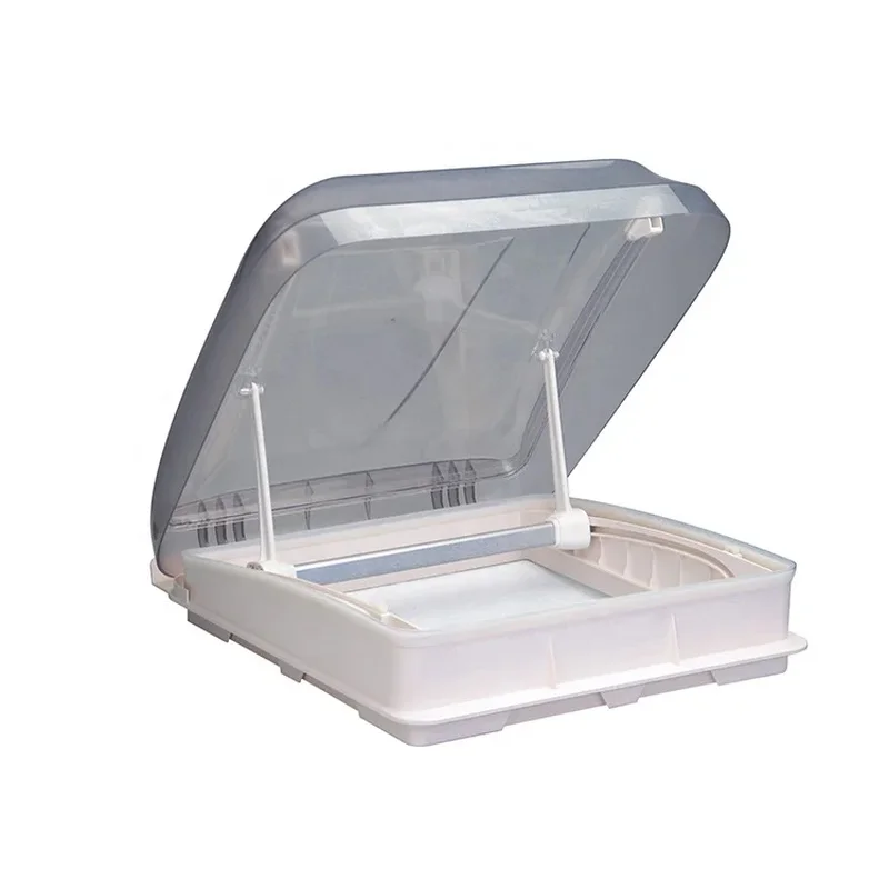 Sturdy Roof Mounted Vent with LED Fan Skylight for RV Caravan Camper Trailer 12V Ventilation System