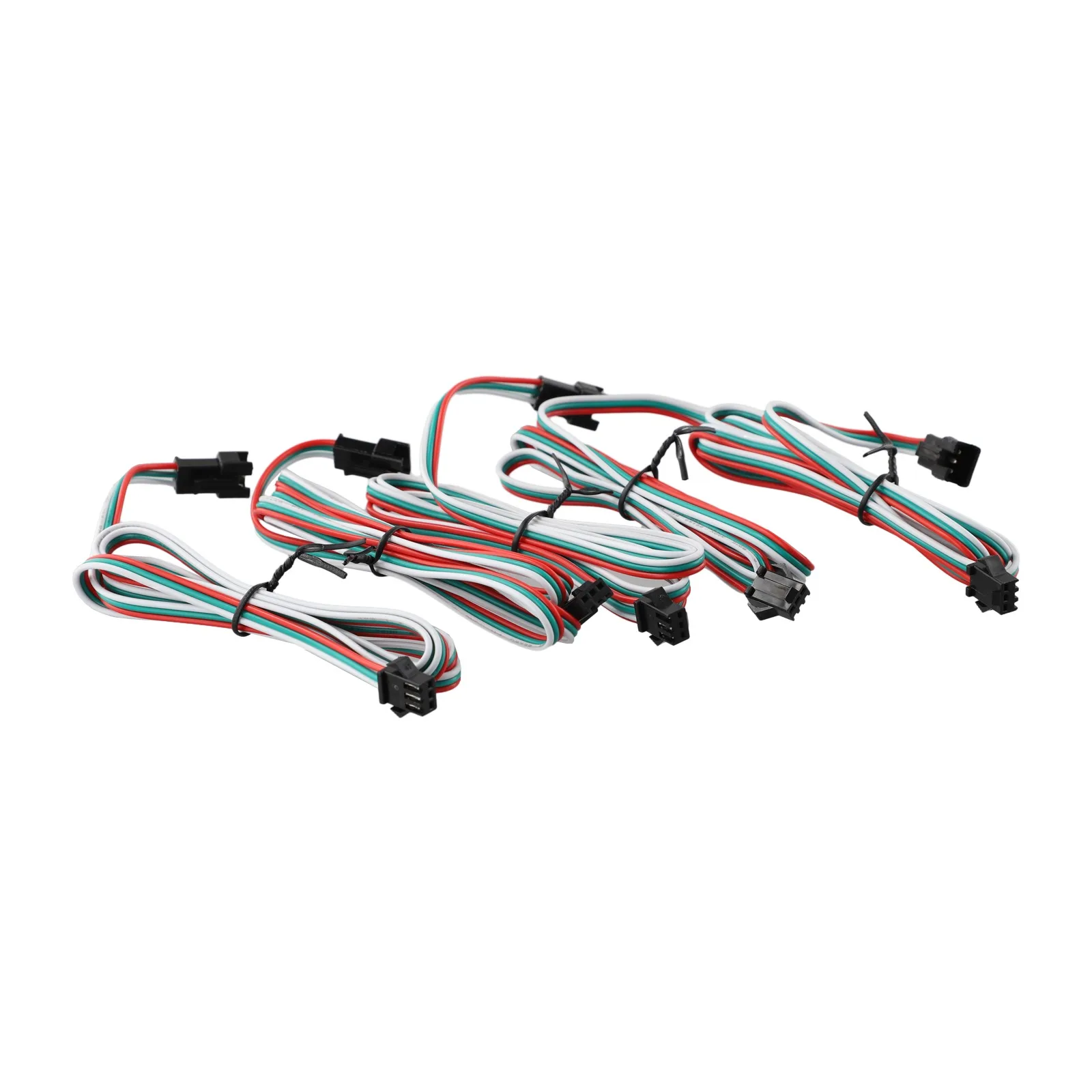 118 characters Pack of 5 High Quality W 811/W 812B/RGB Extension Cables 1M Length Male&Female Plug in Connectors