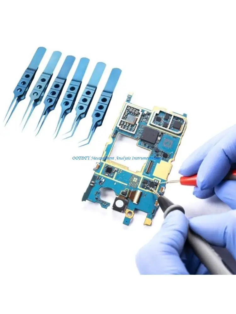 367D Straight Platform Eyelid Tweezers 11cm Ophthalmic Microsurgical Tool Stainless