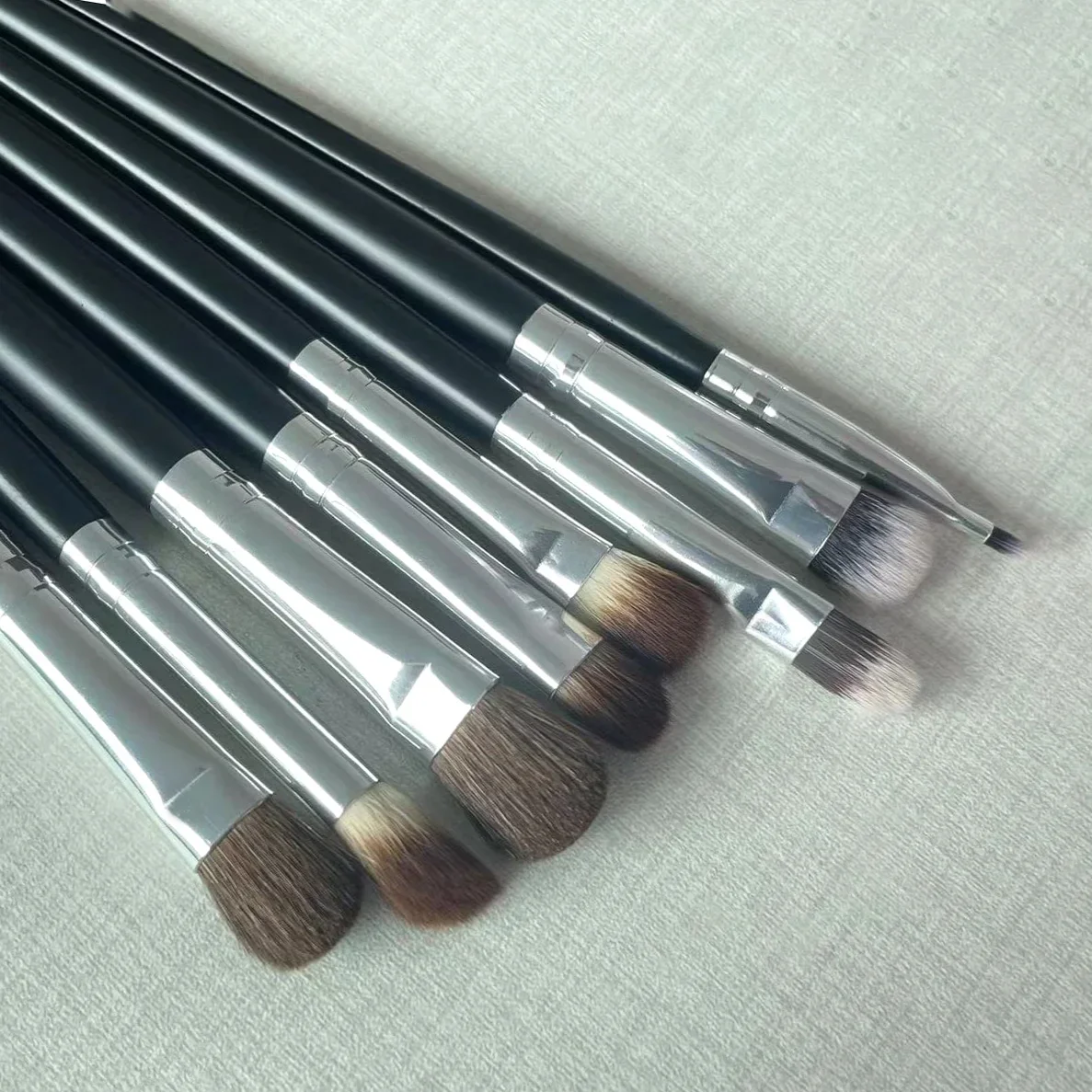Professional Eyes ชุดแปรงแต่งหน้าธรรมชาติ Hair Eye Shadow Liner Brow Cream Smudge Contour Shading Blending ชุดเครื่องมือแต่งหน้า